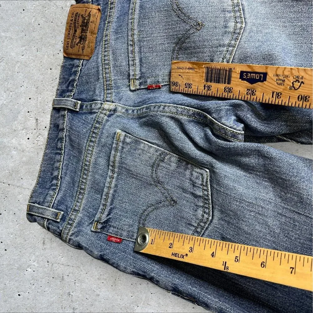 RARE Levi's Double‎ Sided Red Tab Error Denim Jeans Size 26x26 1/2